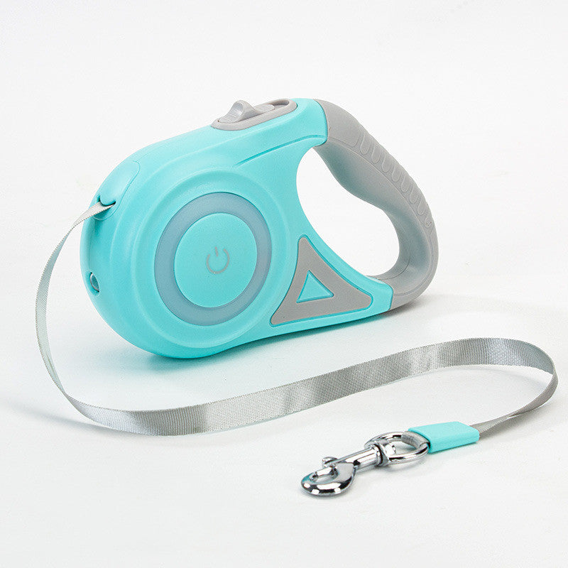 Retractable Dog Leash with Collar & Spotlight – Automatic Heavy Duty Pet Leash for Small, Medium & Large Dogs (3M / 5M)