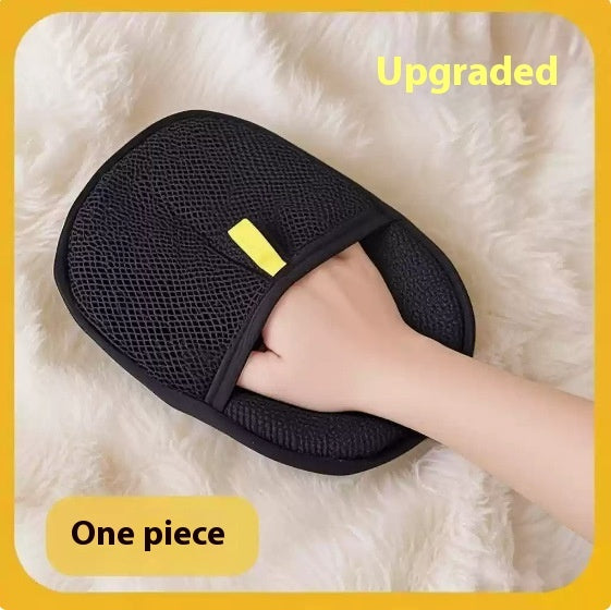 Pet Hair Remover Gloves – Deshedding Grooming Mitt for Dogs, Cats & Rabbits | Dual-Sided Silicone Hair Removal Brush Glove