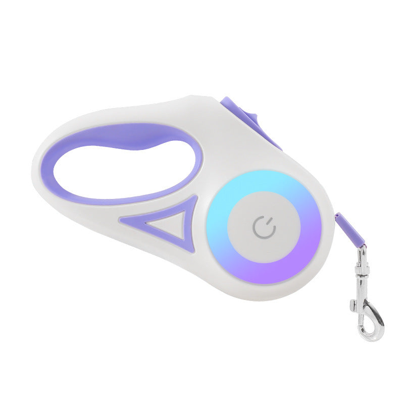 Retractable Dog Leash with Collar & Spotlight – Automatic Heavy Duty Pet Leash for Small, Medium & Large Dogs (3M / 5M)