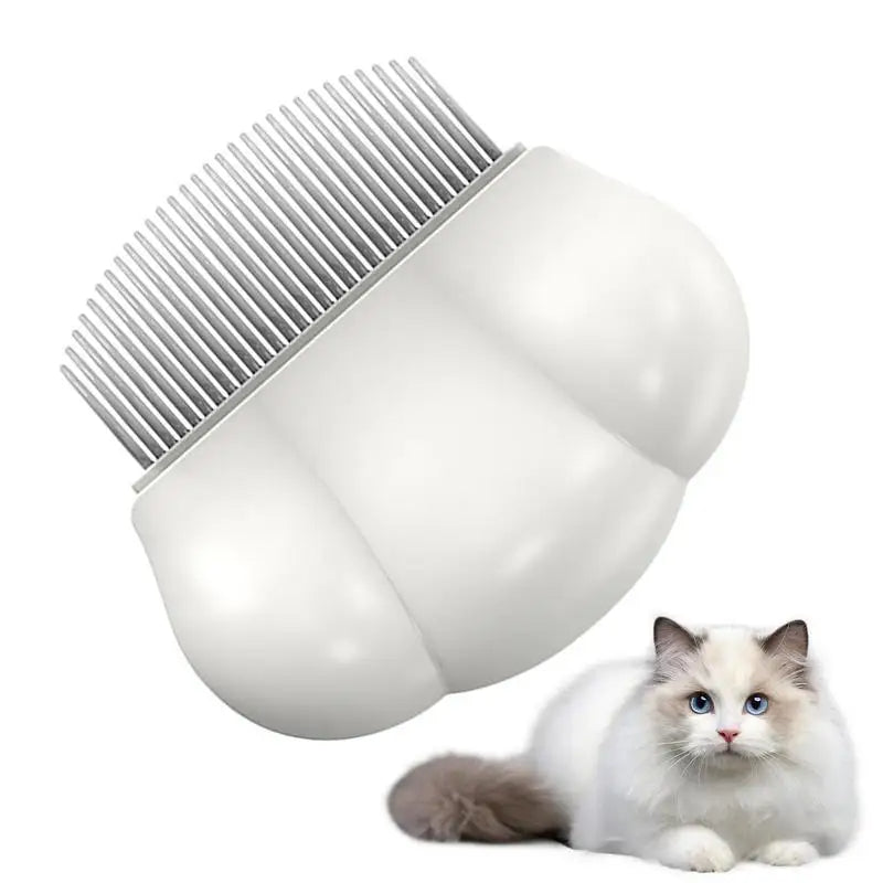 Dog & Cat Grooming Comb – Shedding Brush & Flea Removal Comb for Dogs, Cats & Rabbits | Detangling Hair Remover Brush
