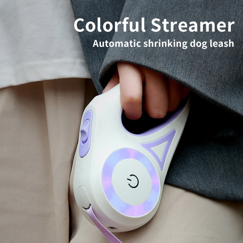 Retractable Dog Leash with Collar & Spotlight – Automatic Heavy Duty Pet Leash for Small, Medium & Large Dogs (3M / 5M)