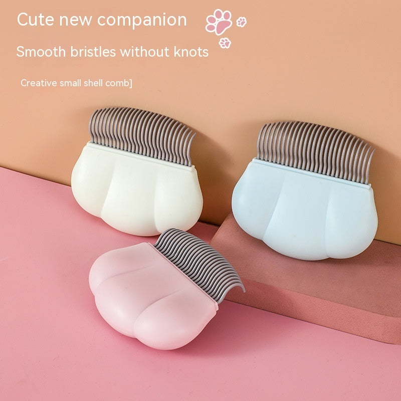 Dog & Cat Grooming Comb – Shedding Brush & Flea Removal Comb for Dogs, Cats & Rabbits | Detangling Hair Remover Brush